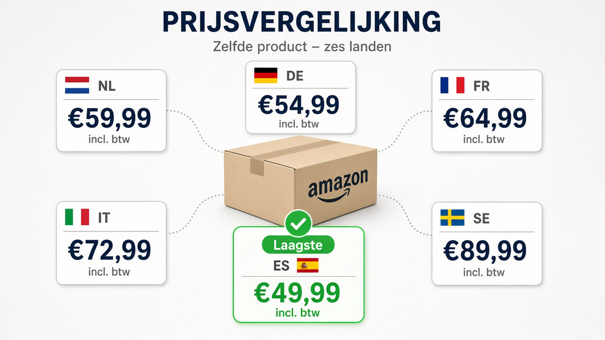 Même produit, six boutiques Amazon : les prix des articles peuvent diverger